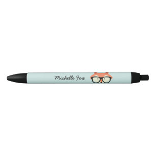 Stylo Noir Hipster Red Fox