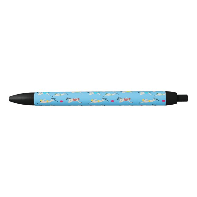 Stylo Noir Hockey sous-marin (Devant)