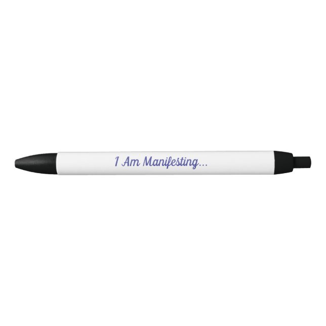 Stylo Noir I Am Manifesting Pen (Devant)