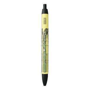 Stylo Noir Illustration d'Asparagus