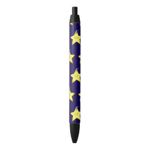 Stylo Noir Illustration de dessin animé d'étoile mignonne end