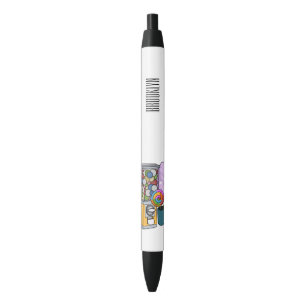 Stylo Noir Illustration de dessin de bonbon