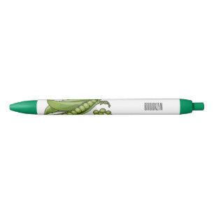 Stylo Noir Illustration de dessin de pois