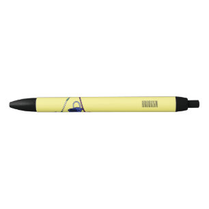 Stylo Noir Illustration de la bande dessinée Broom & mop