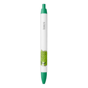 Stylo Noir Illustration de la feuille de limon