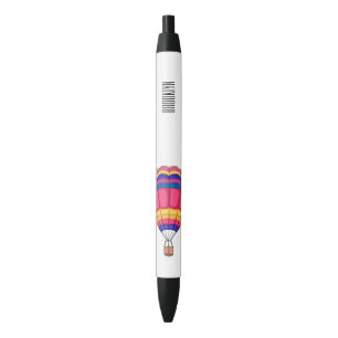 Stylo Noir Illustration de la montgolfière