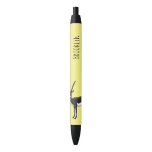Stylo Noir Illustration de l'antilope Blackbuck