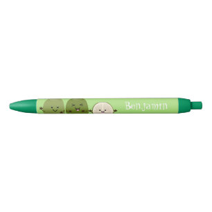 Stylo Noir Illustration de mignonne guava feijoa