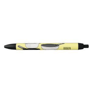 Stylo Noir Illustration des jeux de cuisine