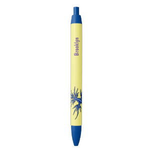 Stylo Noir Illustration du dragon bleu des limaces de mer