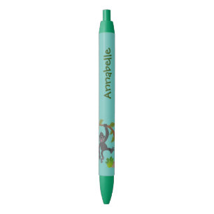 Stylo Noir Illustration d'un joli bébé gorille
