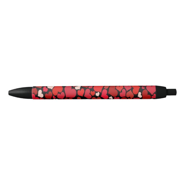 Stylo Noir Impression cardiaque (Devant)