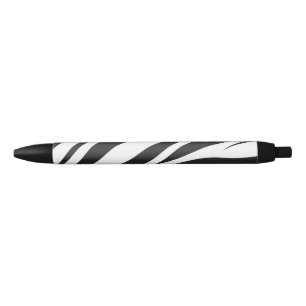 Stylo Noir Impression en bande Zebra