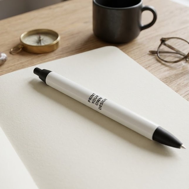 Stylo Noir Impression personnalisée | Impression de mes propr (Créateur téléchargé)