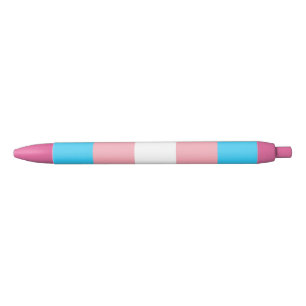 Stylo Noir Indicateur transgenre personnalisé