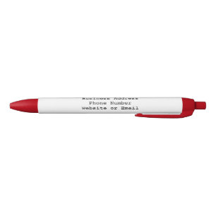 Stylo Noir Informations sur l'entreprise Cadeaux de reconnais