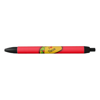 Stylo Noir J'adore les Tacos