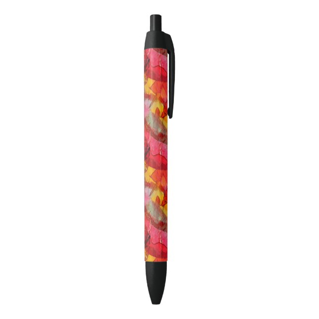 Stylo Noir Jaune rouge d'art d'aquarelle (Bas (Vertical))