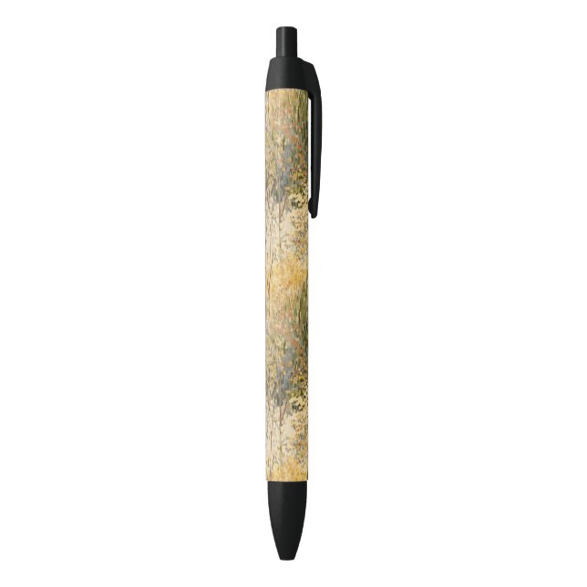 Stylo Noir Jaune Vert Brun Arbres   (Bas (Vertical))