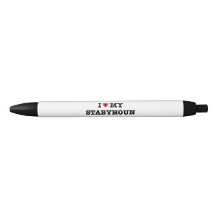 Stylo Noir J'Coeur Mon Stabyhoun