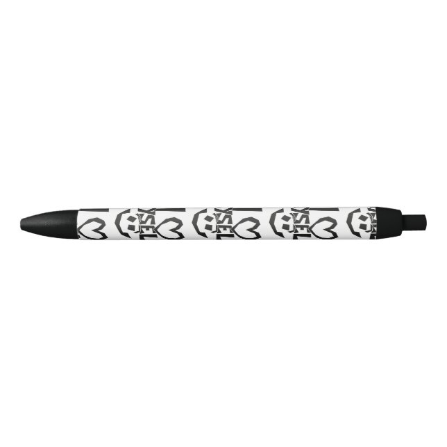 Stylo Noir Je m'aime (Devant)