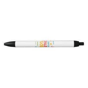 Stylo Noir Je suis un enfant de Dieu Christian Retro Jésus Fo