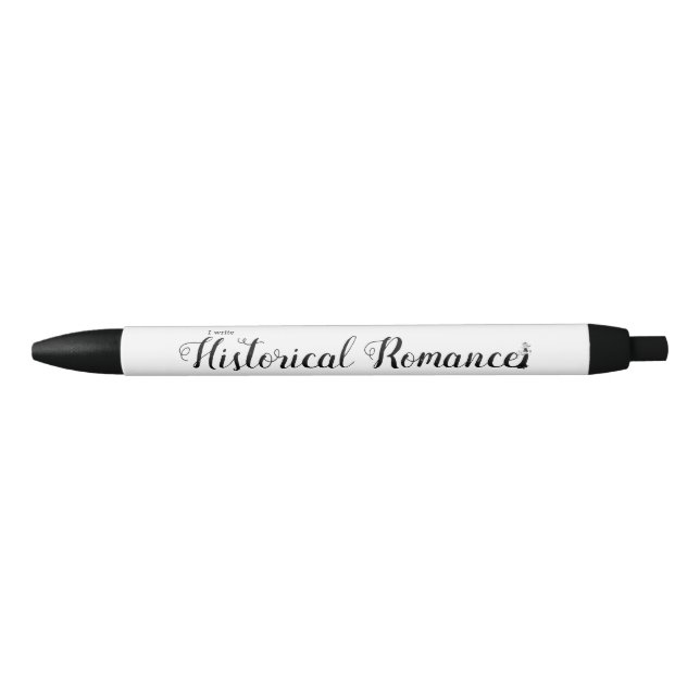Stylo Noir J'écris Romance historique (Devant)
