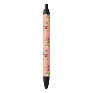 Stylo Noir joie de Noël