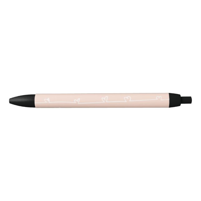 Stylo Noir Joli cœur (Devant)