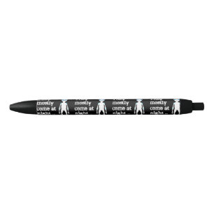 Stylo Noir Jolie citation alien blanche noire