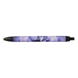 Stylo Noir Jolie Fleur de Périwinkle
