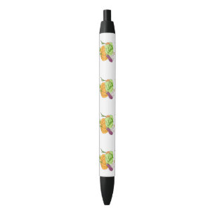 Stylo Noir Journée mondiale de la Végétarien minimaliste mang
