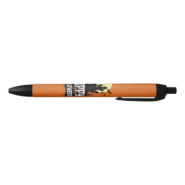 Stylo Noir Joyeux Halloween (Bas)