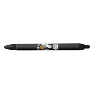 Stylo Noir Joyeux Poulets Lapin De Pâques Pas Encore Plus Drô