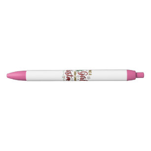Stylo Noir Juste une fille qui aime Noël