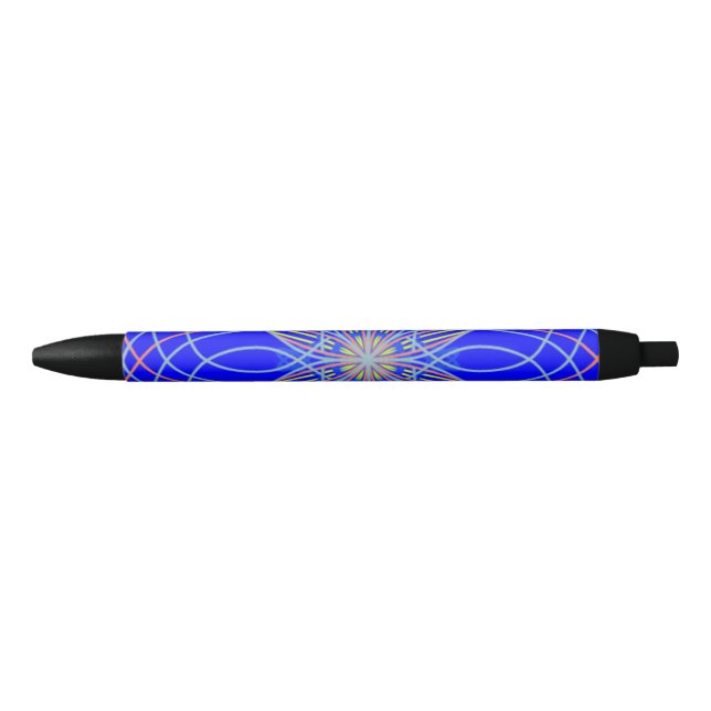 Stylo Noir Kaleidoscope Mandala Art Trim Pen (Devant)