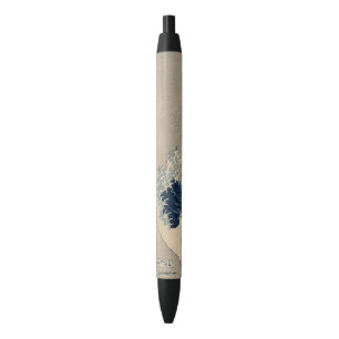 Stylo Noir Katsushika Hokusai. La Grande Vague au large de Ka