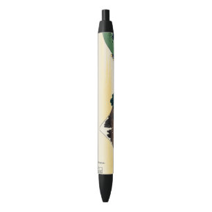 Stylo Noir Katsushika Hokusai. Le col de l'Inume dans la prov