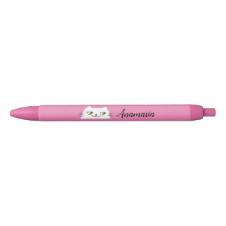 Stylo Noir Kawaii Pink
