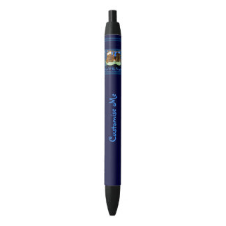 Stylo Noir La Chouette et le chat