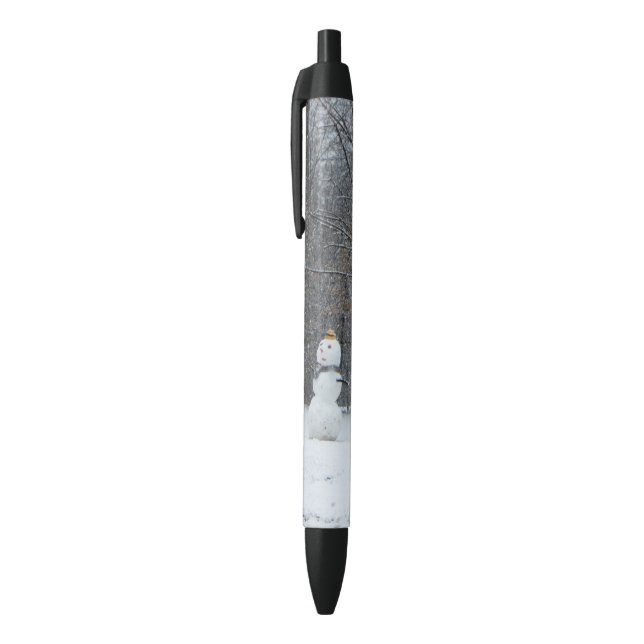 Stylo Noir La scène de neige hivernale du voisin (Haut (Vertical))