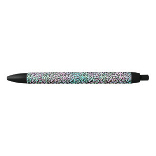 Stylo Noir La série Iridescent Leopard Design 5