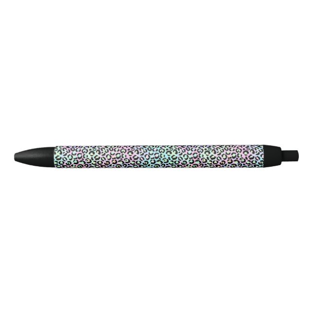 Stylo Noir La série Iridescent Leopard Design 5 (Devant)