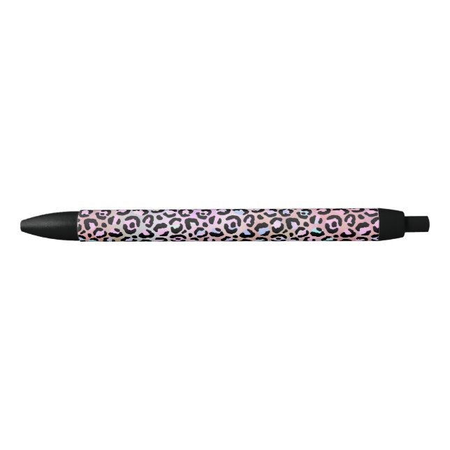 Stylo Noir La série Iridescent Leopard Design 6 (Devant)
