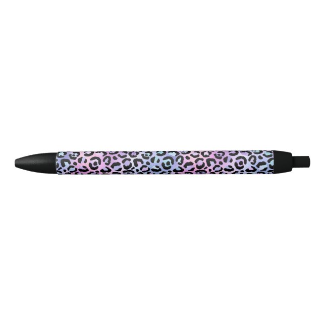 Stylo Noir La série Léopard Iridescent Design 4 (Devant)