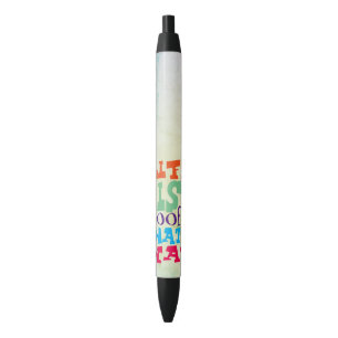 Stylo Noir La vie est maladroite de cette façon
