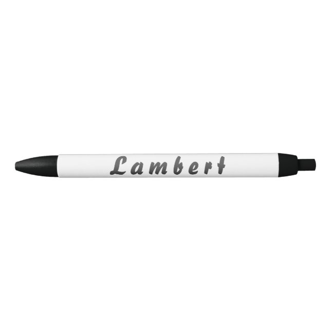 Stylo Noir Lambert (Devant)