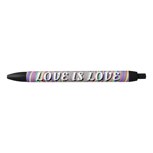 Stylo Noir L'amour est l'amour de la fierté (Devant)
