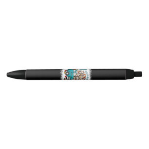 Stylo Noir L'automne est ma couleur préférée Camion citrouill
