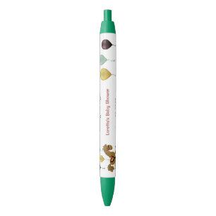 Stylo Noir Le Baby shower de la pépinière Nouveau service béb